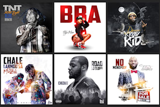 create viral hip hop album cover art for spotify and itunes