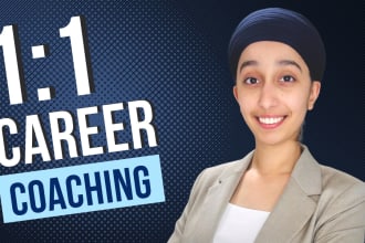 provide you with 1 to 1 career coaching