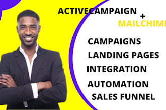 activecampaign mailerlite landing page automation campaign mailchimp brevo