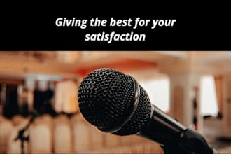 be your speech writer on any topic