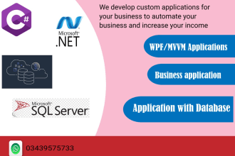 build your desktop application using c sharp and sql server