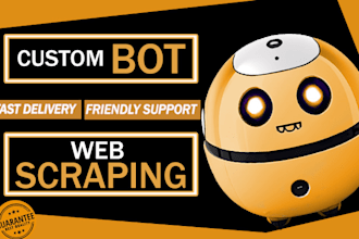 develop python bot web scraping python scripts desktop applications