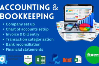 do financial reports, accounting, and income statements