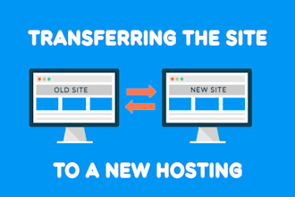 transfer the site to another hosting