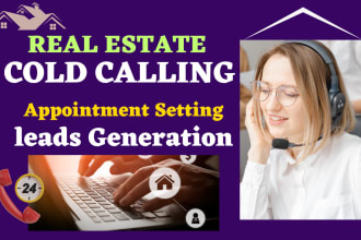 do real estate wholesale cold calling, real estate VA with appointment setting