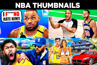 design sports basketball or nba youtube thumbnail