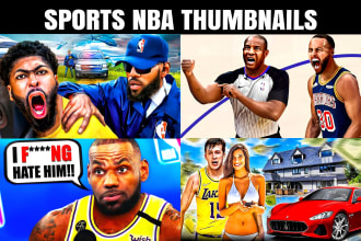 design sports basketball or nba youtube thumbnail