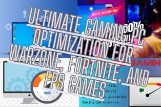 do ultimate gaming PC optimization for fps games