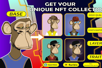 create layers ,traits and accessories for your nft character