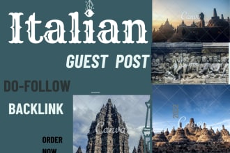 do high da italian guest post with permanent SEO backlinks