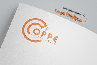 design a professional coffee shop logo