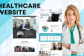 design healthcare, clinic , dental,  physical therapy website