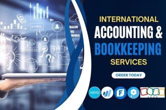 do monthly bookkeeping using wave, xero, quickbooks, zoho and freshbooks