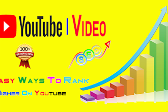 do best youtube channel SEO and video optimization for video ranking