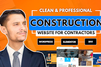design wordpress contractor website, electrician, plumbing, hvac