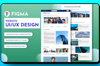 craft responsive web apps and website UI UX designs on figma