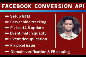 setup facebook pixel, conversion API with GTM and fix ios 14 update