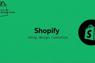 build a shopify website or store