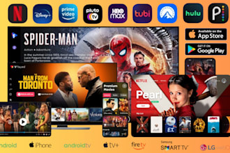 build ott app, live streaming app, iptv and live tv channel app