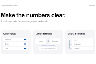 build a clear excel forecast for your small business
