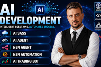 build ai sass, agents, integration, n8n automation workflow and ai trading bot