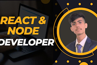 be your react js or node js web developer