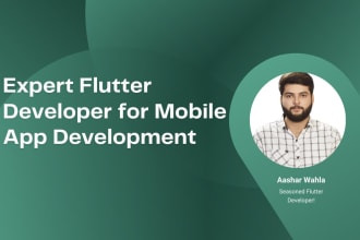 be expert flutter developer for mobile app development