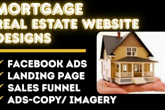 create a real estate and mortgage website with idx, calculator, lead automation