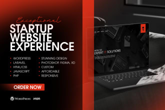 develop tech and corporate custom wordpress website