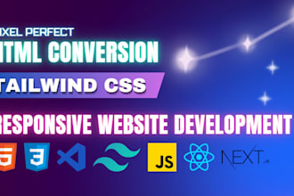 build a responsive website using tailwind CSS and modern frameworks