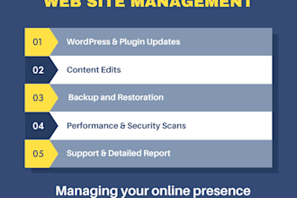 provide maintenance and support for your wordpress website