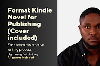 professionally format your ebook or novel for kindle and publication