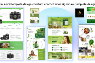 html email template design constant contact email signature template design