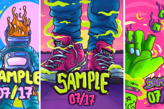 design you an illustrated poster
