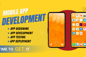 be your android app developer, build ios, android mobile app