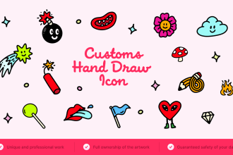 design vector custom icons in any style
