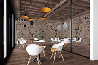 draw doodle wall art, illustration, decal and mural designs