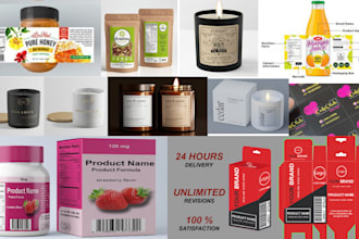 candle label design, DIY candle care sticker, candle jar mockup 3d product label