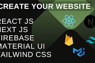 do reactjs, nextjs, firebase and tailwind css websites