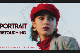 editing and retouching portrait photos in photoshop