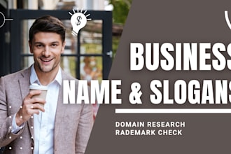 create professional brand name idea for business or product