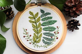 make a custom physical embroidery for you