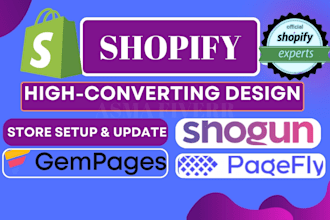 craft a high, converting shopify store in just 24 hours