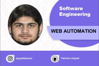 write python script for web automation