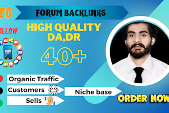 do manual  forum backlinks with high da DR