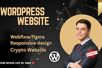 create 3d wordpress, webflow website , business website