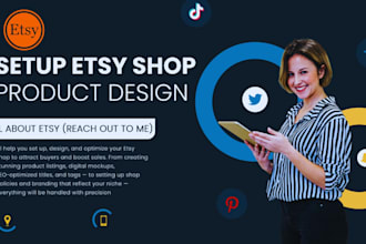 setup etsy shop, design etsy digital product, hyperlink planner, etsy listing