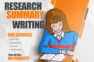 help you in essay, blog research and summary writing