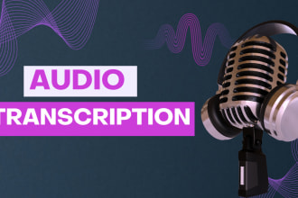 create an audio transcription file for you
