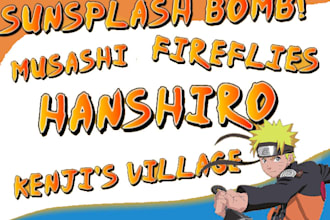 write your name or text in naruto style